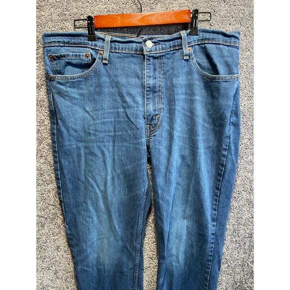 Levis 511 Slim Stretch Fit Mens 38x32 (38x30) Medium Blue Wash Denim - Picture 3 of 6
